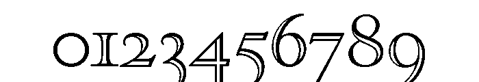 Goudy Open Regular Font OTHER CHARS