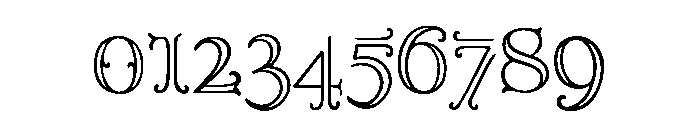 Goudy Ornate Regular Font OTHER CHARS