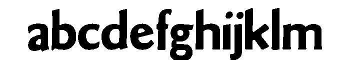 Goudy Sans Bold FONT