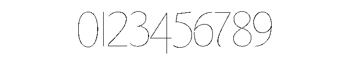 Goudy Sans Hairline Font OTHER CHARS