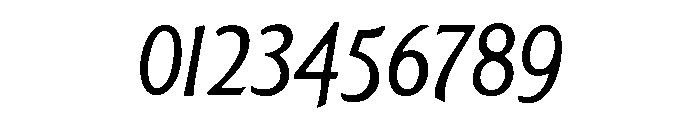 Goudy Sans Light Italic Font OTHER CHARS