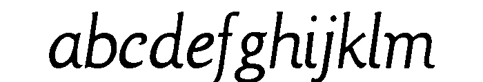 Goudy Sans Light Italic FONT