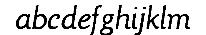 Goudy Sans Regular Italic FONT