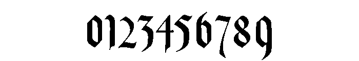 Goudy Text Regular Font OTHER CHARS