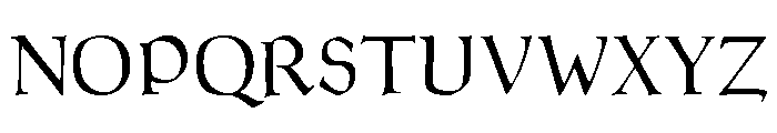 Goudy Thirty Regular Font UPPERCASE
