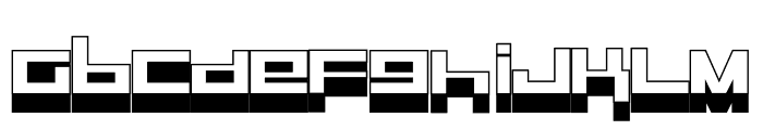 GPL_Outline_Free Font LOWERCASE