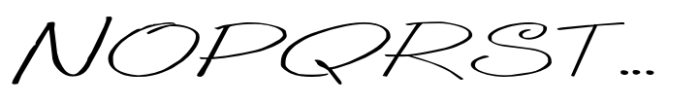 GP Casual Script Expanded Font UPPERCASE