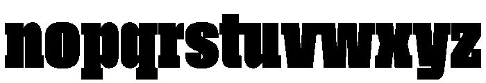 Grante Extra Bold Font LOWERCASE