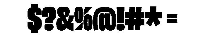 Grante Heavy Font OTHER CHARS