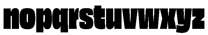 Grante Heavy Font LOWERCASE