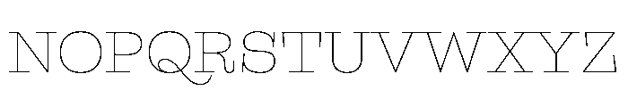 Grappa Variable Extra Light Font UPPERCASE