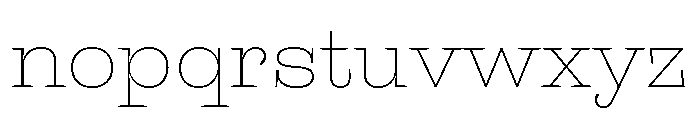 Grappa Variable Extra Light Font LOWERCASE