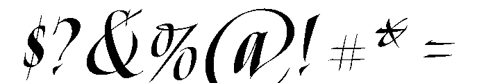Gratia Black Font OTHER CHARS