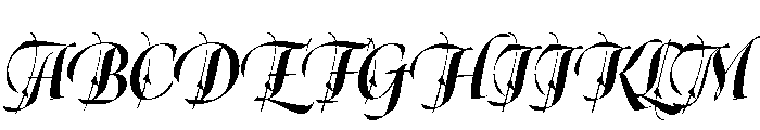 Gratia Black Font UPPERCASE