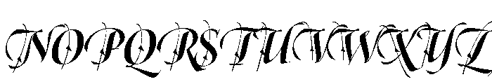 Gratia Black Font UPPERCASE