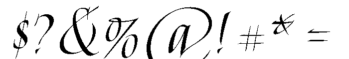 Gratia Bold Font OTHER CHARS