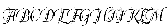 Gratia Bold Font UPPERCASE