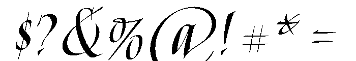 Gratia Extra Bold Font OTHER CHARS