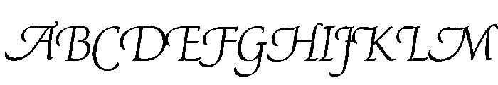 Gratia Light Font UPPERCASE