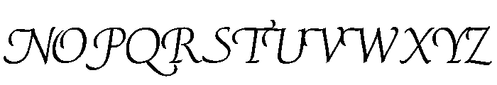 Gratia Light Font UPPERCASE