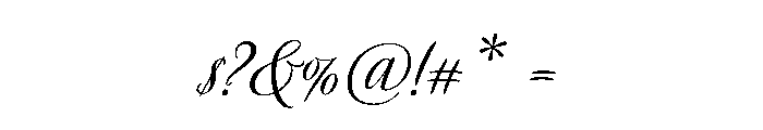 Gratia Medium Font OTHER CHARS