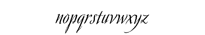 Gratia Medium Font LOWERCASE