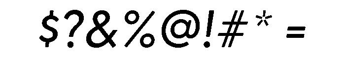 Gravita Geo Variable Medium Italic Font OTHER CHARS