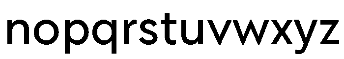 Gravita Geo Variable Regular Font LOWERCASE