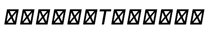 Gravita HUM Italic Italic Font UPPERCASE