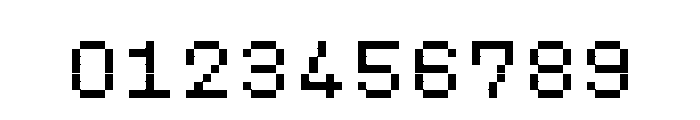 Gridlite PE Variable Positive Black Square Font OTHER CHARS
