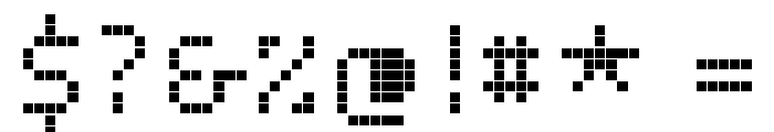 Gridlite Pe Variable Regular Font OTHER CHARS