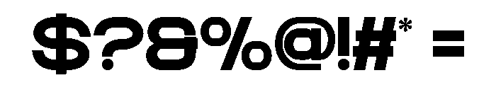 GRAND META-Regular Font OTHER CHARS