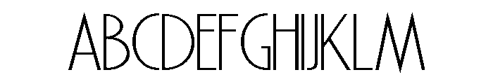 GRANDE MONICA Regular Font UPPERCASE