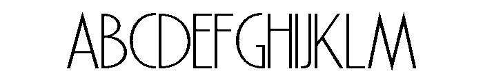 GRANDEMONICA-Regular Font UPPERCASE