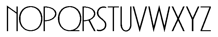 GRANDEMONICA-Regular Font UPPERCASE