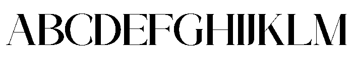 GRANDORA-Regular Font UPPERCASE