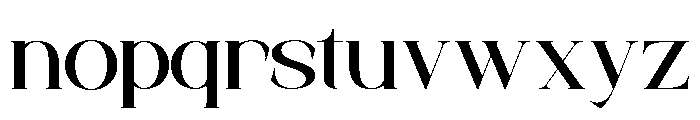 GRANDORA-Regular Font LOWERCASE