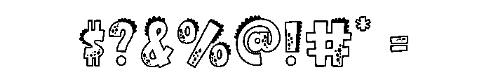 GREAT DINO Font OTHER CHARS