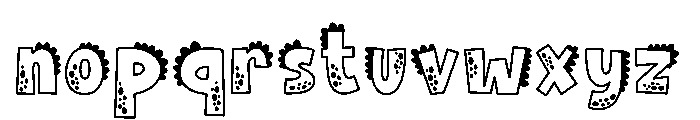 GREAT DINO Font LOWERCASE