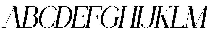 GREAT RESPECT Italic Font UPPERCASE
