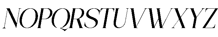 GREAT RESPECT Italic Font UPPERCASE