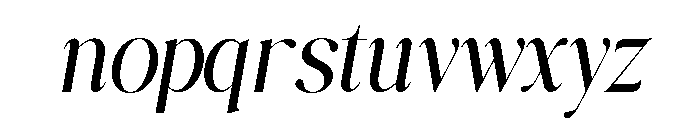 GREAT RESPECT Italic Font LOWERCASE