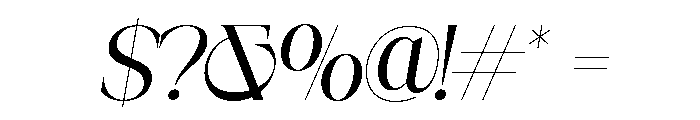 GREATRESPECT-Italic Font OTHER CHARS