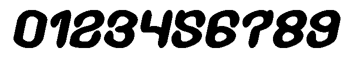 GREEN BEAN Bold Italic Font OTHER CHARS
