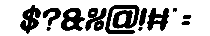 GREEN BEAN Bold Italic Font OTHER CHARS