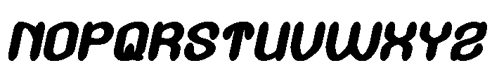 GREEN BEAN Bold Italic Font UPPERCASE