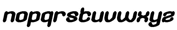 GREEN BEAN Bold Italic Font LOWERCASE