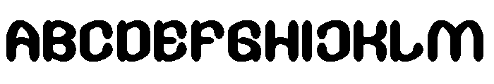 GREEN BEAN Bold Font UPPERCASE
