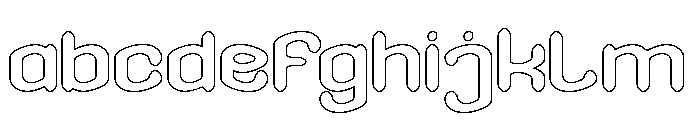GREEN BEAN-Hollow FONT
