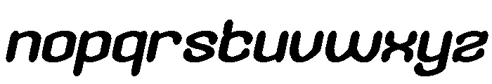 GREEN BEAN Italic Font LOWERCASE